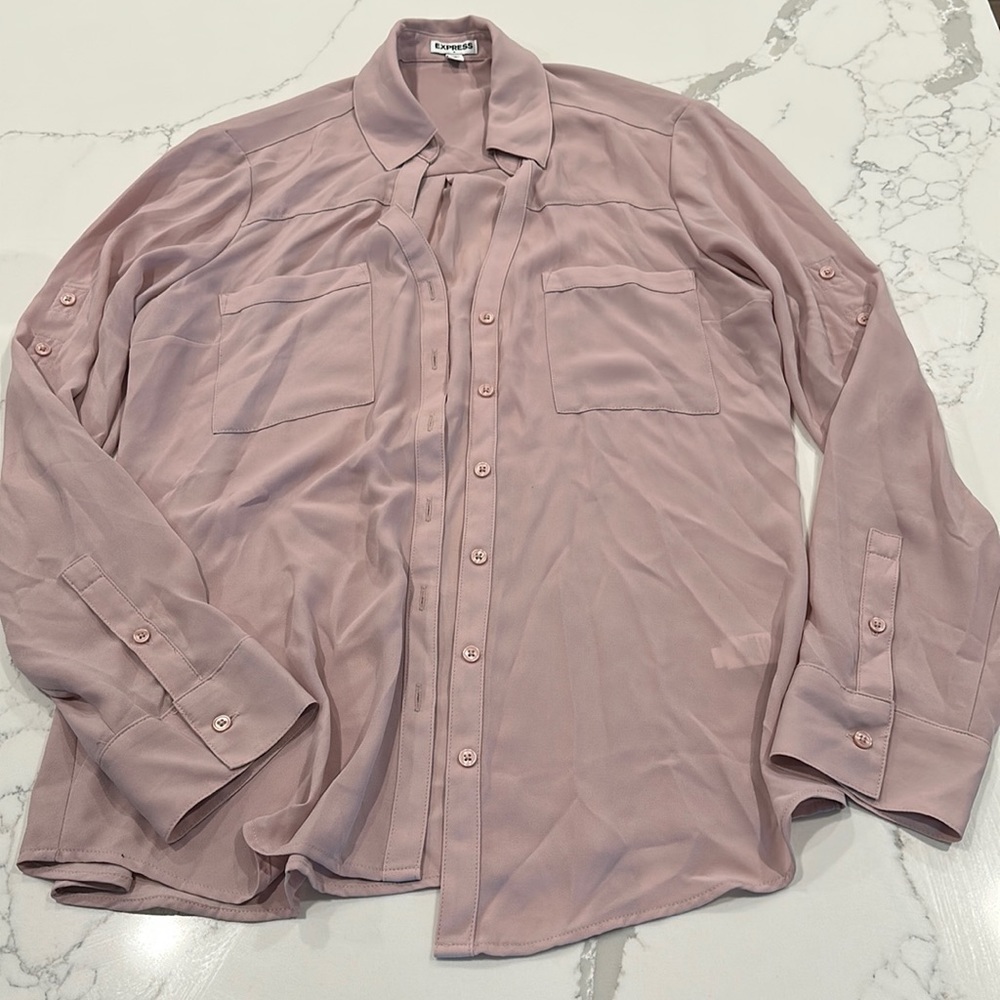 Women’s size medium express polyester blouse